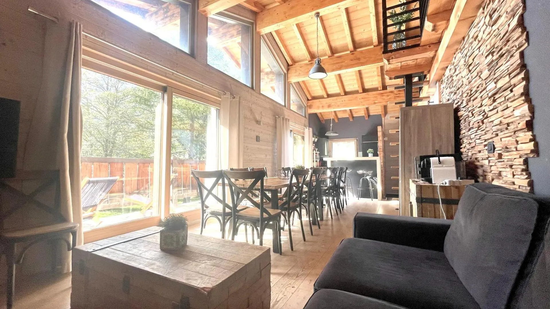 Chalet Le Petit Nicolas, Jacuzzi, Vue Mont Blanc Chamonix France